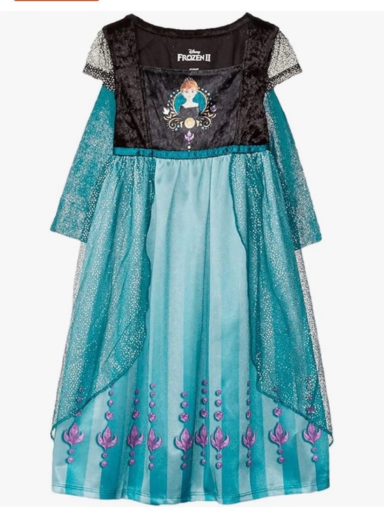 Disney Other - Anna, Disney Girls' Princess Dress Nightgown, Size 6,Fantasy Pajamas